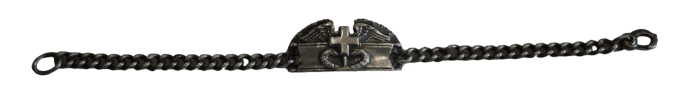 BRACELET ARGENT COMBAT MEDIC US ARMY NOMINATIF 