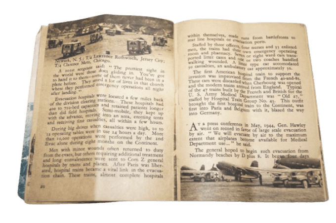 LIVRET THAT MEN MIGHT LIVE MEDICAL SERVICE ETO