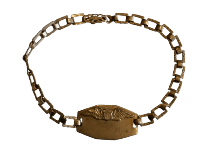 BRACELET SWEETHEART USAAF BREVET PILOTE