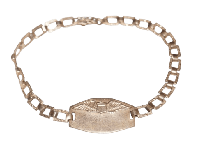 BRACELET SWEETHEART USAAF BREVET PILOTE