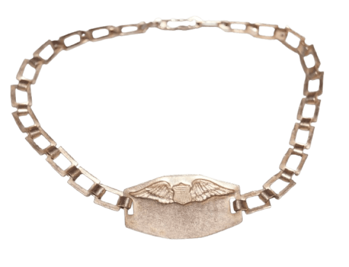 BRACELET SWEETHEART USAAF BREVET PILOTE