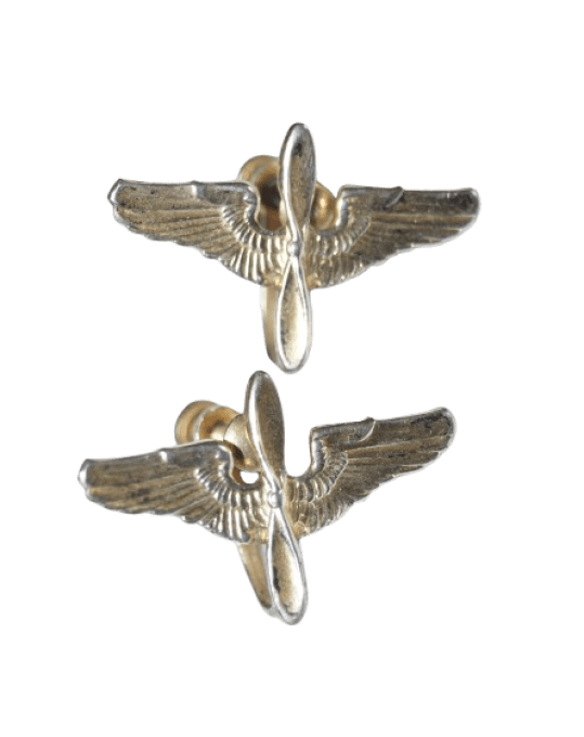 BOUCLES D'OREILLES USAAF STERLING