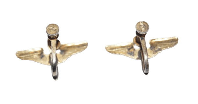 BOUCLES D'OREILLES USAAF STERLING