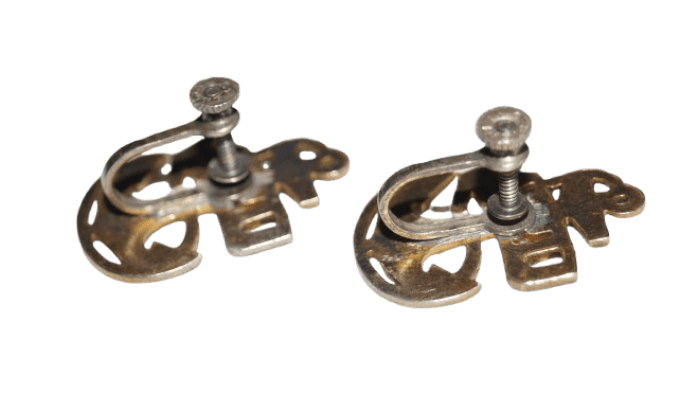 BOUCLES D'OREILLES US NAVY STERLING