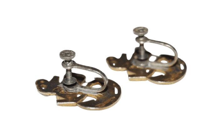 BOUCLES D'OREILLES US NAVY STERLING