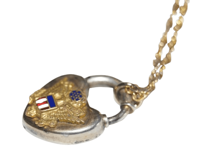 PENDENTIF US ARMY COEUR 
