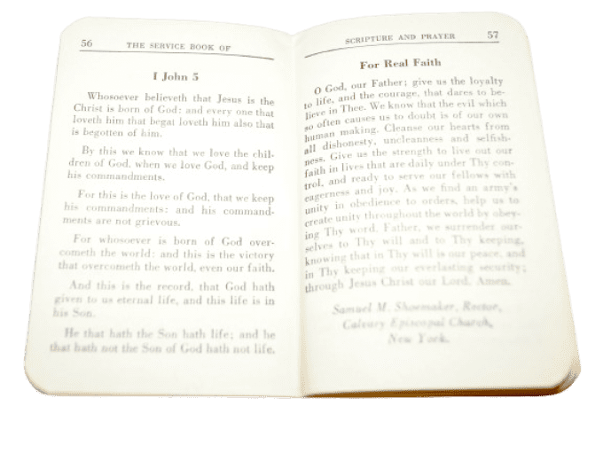 LIVRET PRIERES SERVICE BOOK 1941