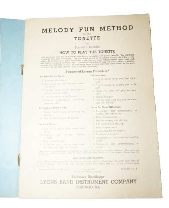 FLUTE SWANSON ET LIVRET 1938