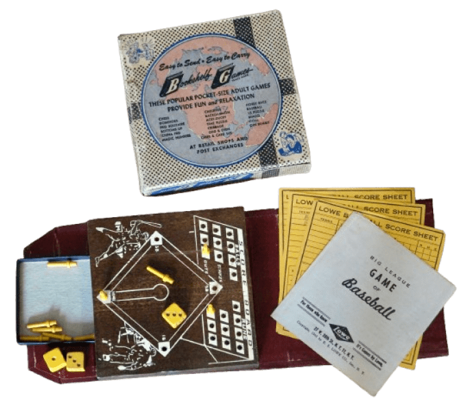 JEU DE POCHE BASEBALL PERSONNEL MILITAIRE 1943