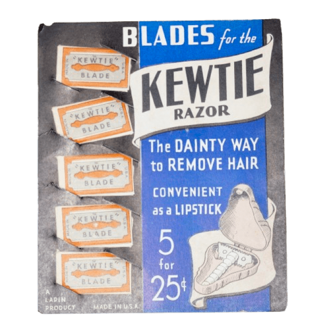 RASOIR FEMININ ET LAMES KEWTIE 