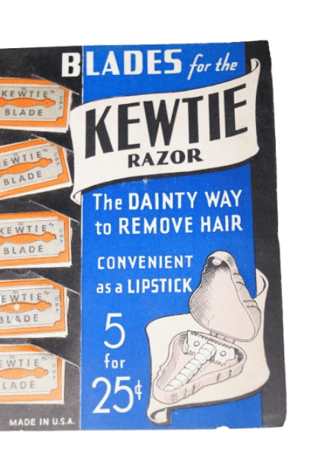 RASOIR FEMININ ET LAMES KEWTIE 