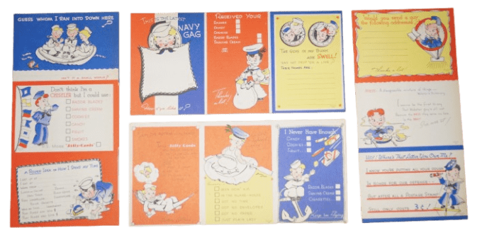 KIT JIFFY CARDS US NAVY 1942