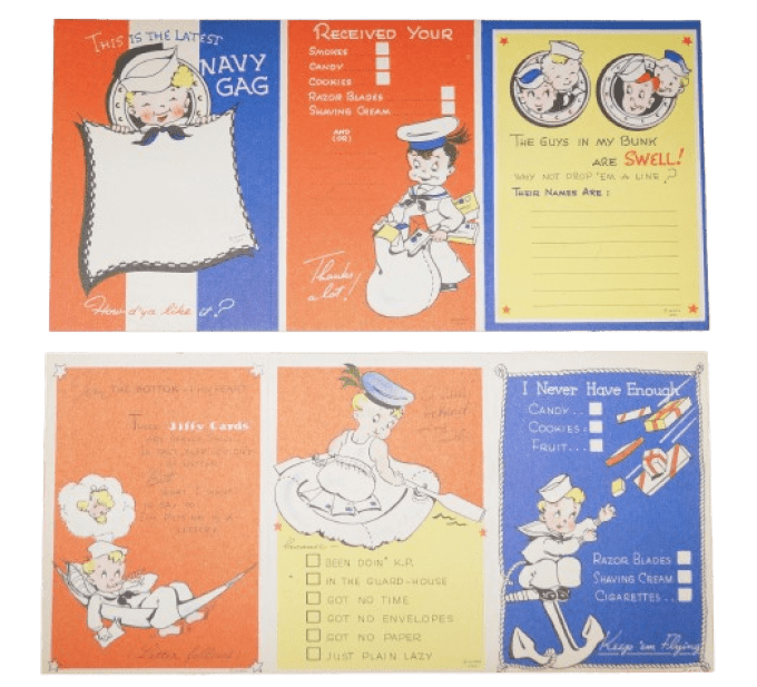 KIT JIFFY CARDS US NAVY 1942