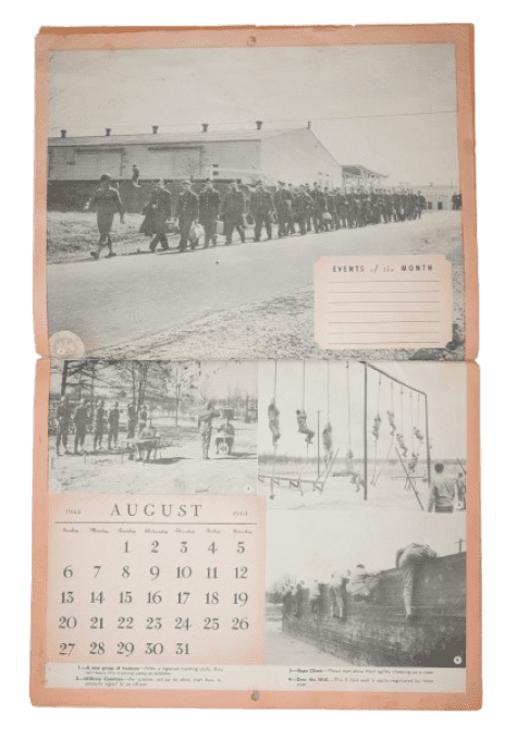 CALENDRIER INFANTRY T/5 MATT BARON US ARMY