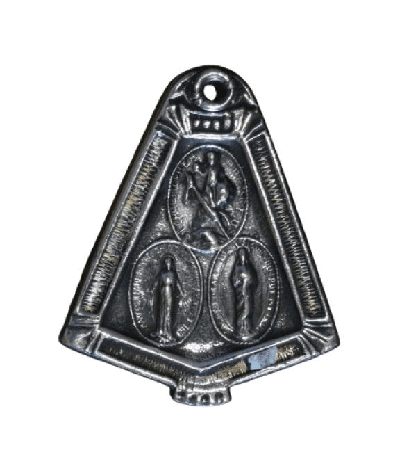 MEDAILLE RELIGIEUSE JOHN SCHETTINO 10TH ARMORED DIV ARDENNES