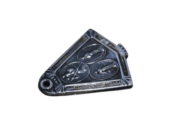 MEDAILLE RELIGIEUSE JOHN SCHETTINO 10TH ARMORED DIV ARDENNES