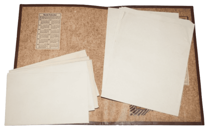 KIT CORRESPONDANCE US ARMY 1944