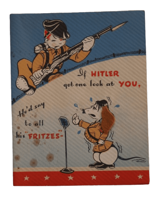 CARTE HUMORISTIQUE CHANCELIER ALLEMAND 