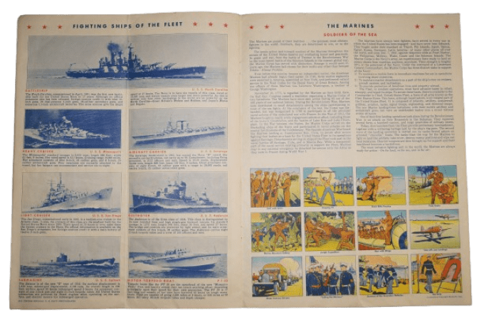 GUIDE RECONNAISSANCE FIGHTING FORCES PLANTERS PEANUTS 1943
