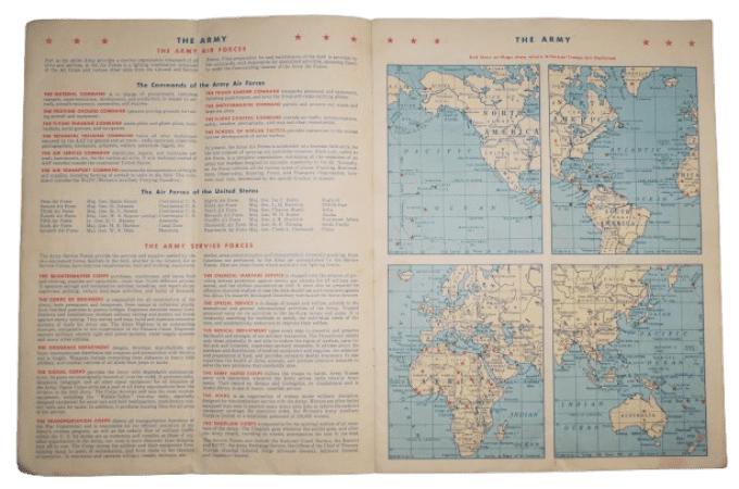 GUIDE RECONNAISSANCE FIGHTING FORCES PLANTERS PEANUTS 1943