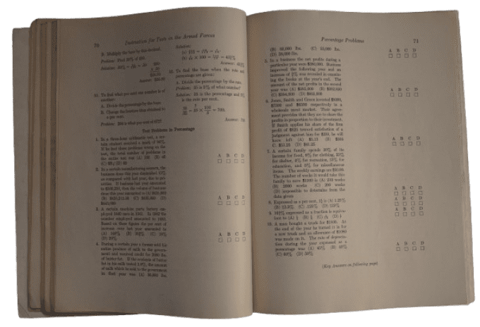 GUIDE INSTRUCTION TESTS ARMED FORCES 1943