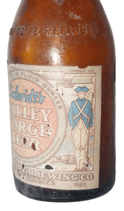 BOUTEILLE VALLEY FORGE BEER 1940 