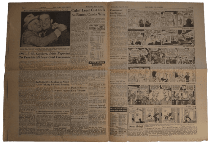 JOURNAL STARS AND STRIPES PARIS EDITION WAC SEPT 1945