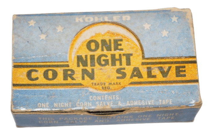 BOITE MEDICALE CORN SALVE 1939
