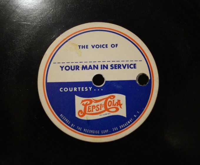 DISQUE PEPSI-COLA PERSONNEL MILITAIRE 
