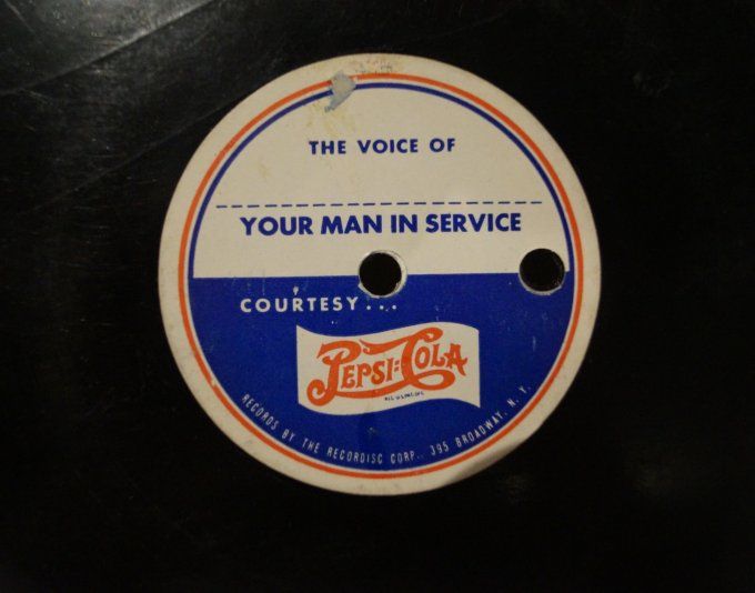DISQUE PEPSI-COLA PERSONNEL MILITAIRE 