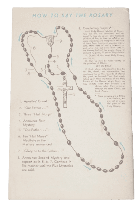 LIVRET RELIGIEUX ROSARY CRUSADE 1943