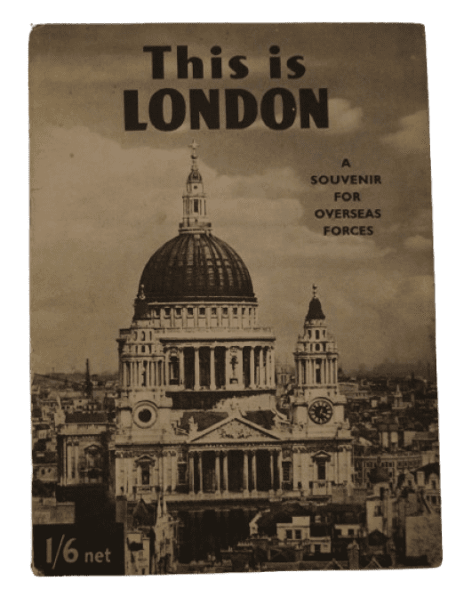 LIVRET SOUVENIR LONDON PERSONNEL MILITAIRE 