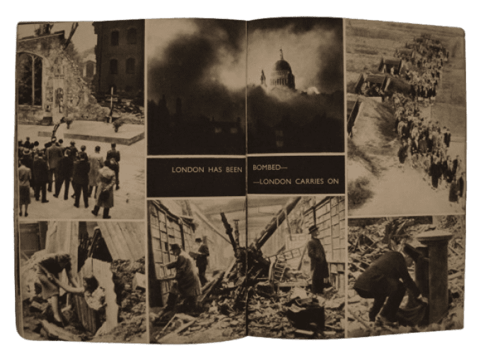 LIVRET SOUVENIR LONDON PERSONNEL MILITAIRE 