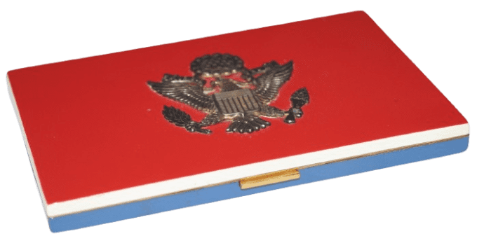 BOITE A CIGARETTES EVANS US ARMY