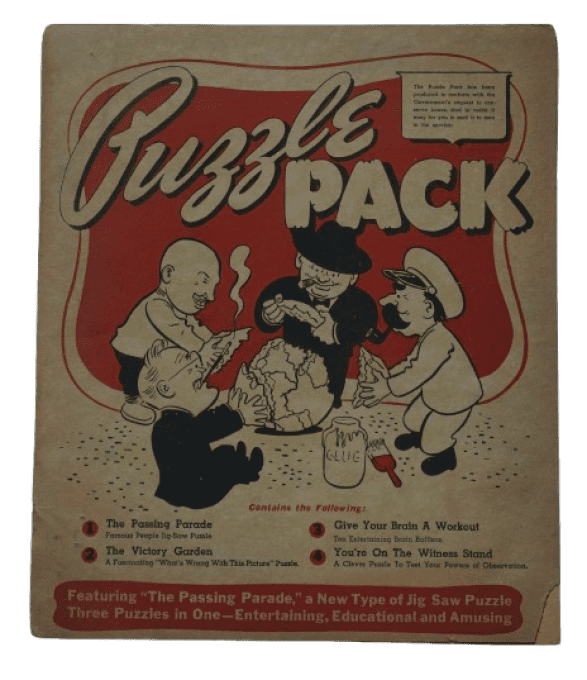JEU PUZZLE PACK PERSONNEL MILITAIRE 1943 