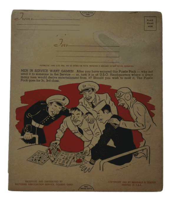 JEU PUZZLE PACK PERSONNEL MILITAIRE 1943 