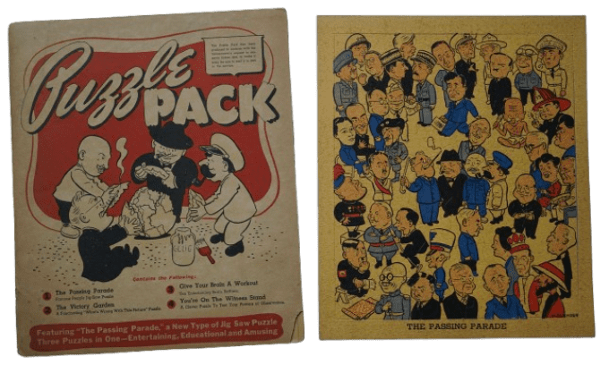 JEU PUZZLE PACK PERSONNEL MILITAIRE 1943 