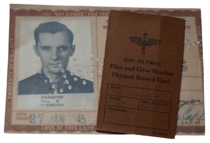 GROUPING 2DN LT PAUL COURNOYER PILOTE USAAF