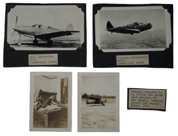 GROUPING 2DN LT PAUL COURNOYER PILOTE USAAF