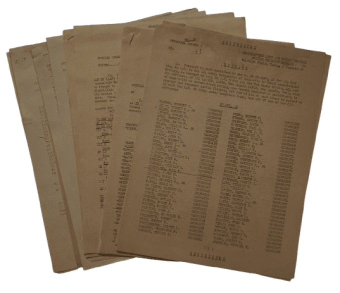 GROUPING 2DN LT PAUL COURNOYER PILOTE USAAF