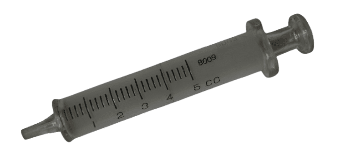 SERINGUE HYPODERMIQUE EN VERRE EISELE 5 CC 