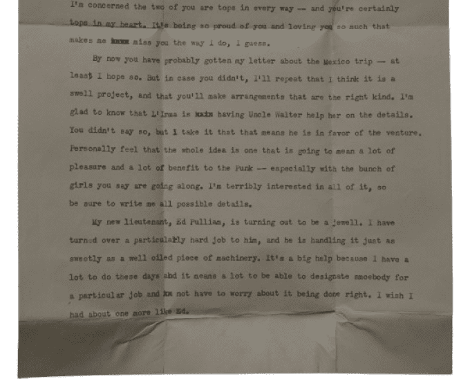 LETTRE 5 JUIN 1944 ANGLETERRE CAPT ST. JOHN WADDELL