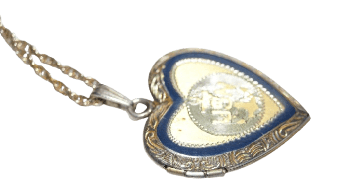 PENDENTIF US NAVY STERLING AVEC PHOTO