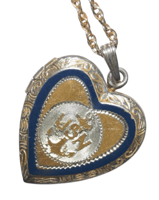 PENDENTIF US NAVY STERLING AVEC PHOTO