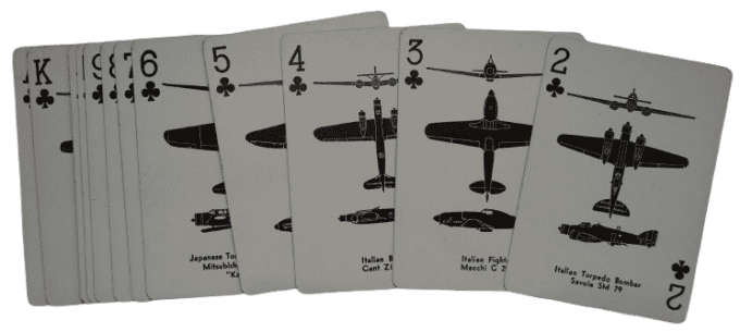 JEU SPOTTER CARDS RECONNAISSANCE AVIONS BUY WAR BONDS