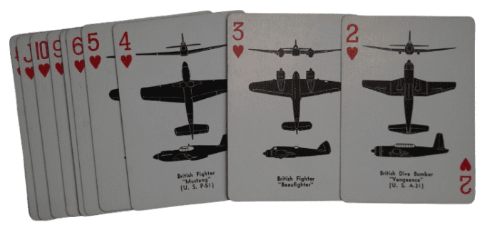 JEU SPOTTER CARDS RECONNAISSANCE AVIONS BUY WAR BONDS