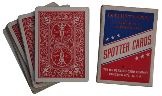 JEU SPOTTER CARDS RECONNAISSANCE AVIONS BUY WAR BONDS