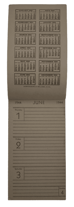 CALENDRIER ET BUVARD PIN-UP EARL MORAN 1943-1944 