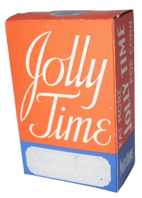 BOITE DE POP-CORN JOLLY TIME 1939