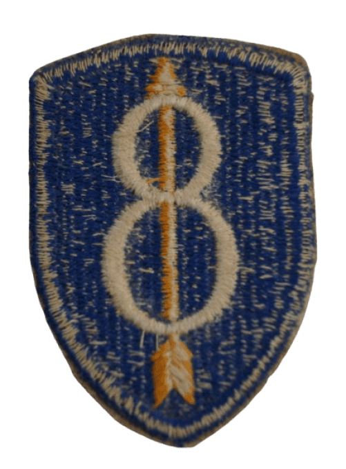 GROUPING PVT ROBERT JAQUAY 8TH INF DIVISION